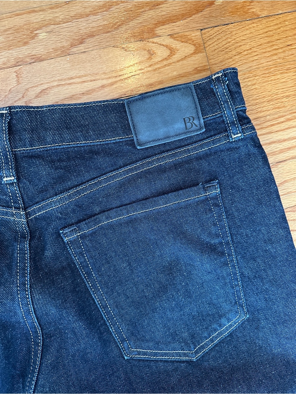 Banana Republic Womens Dark Blue Straight-Leg Jeans
